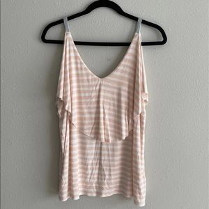 Juicy Couture Striped Ruffle top